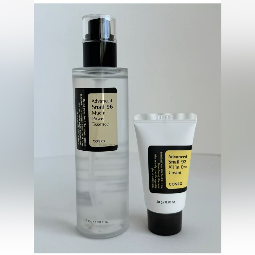 CosRX Ad. Snail 96 Mucin Power Essence 4.39 fl oz + Adv. Snail 92 All In One 20g